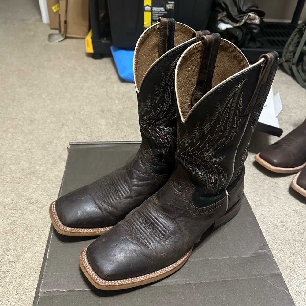 Ariat Mens Western Square Toe Cowboy Boots Size 10.5